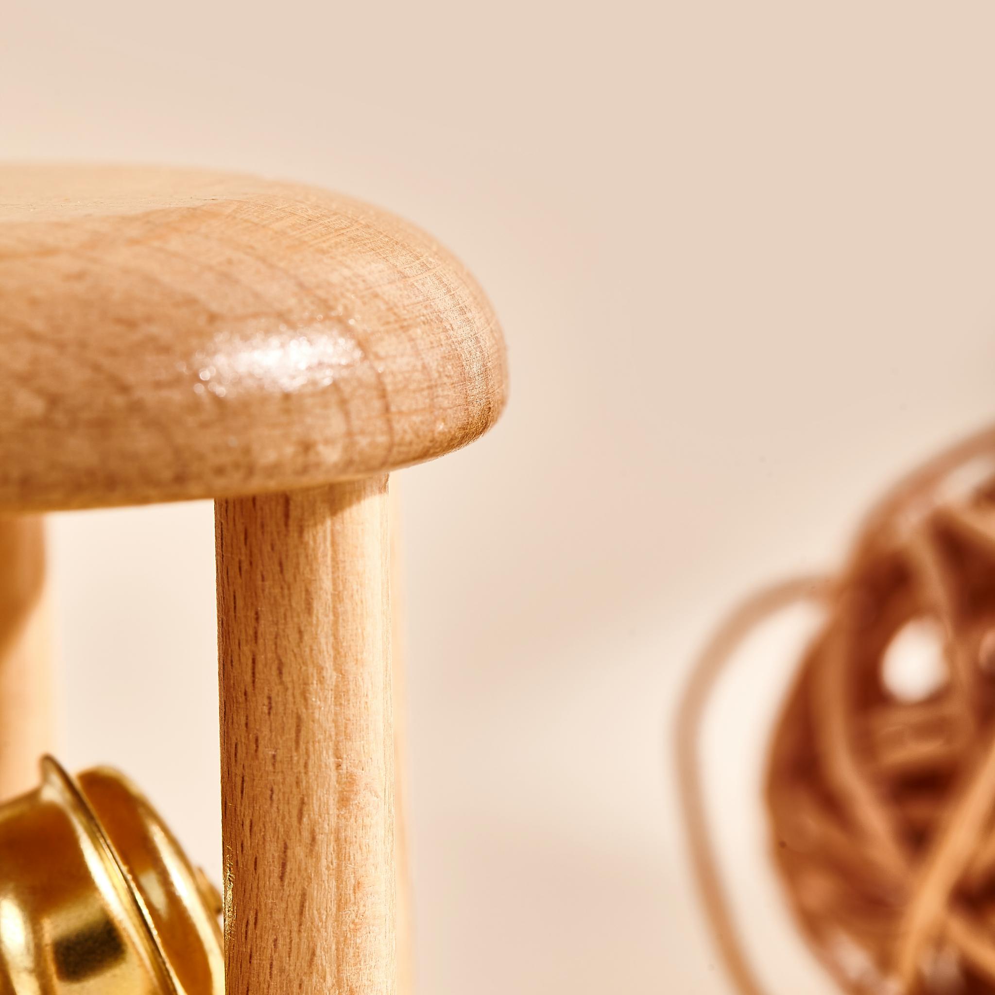 Montessori Rollrassel mit Glöckchen