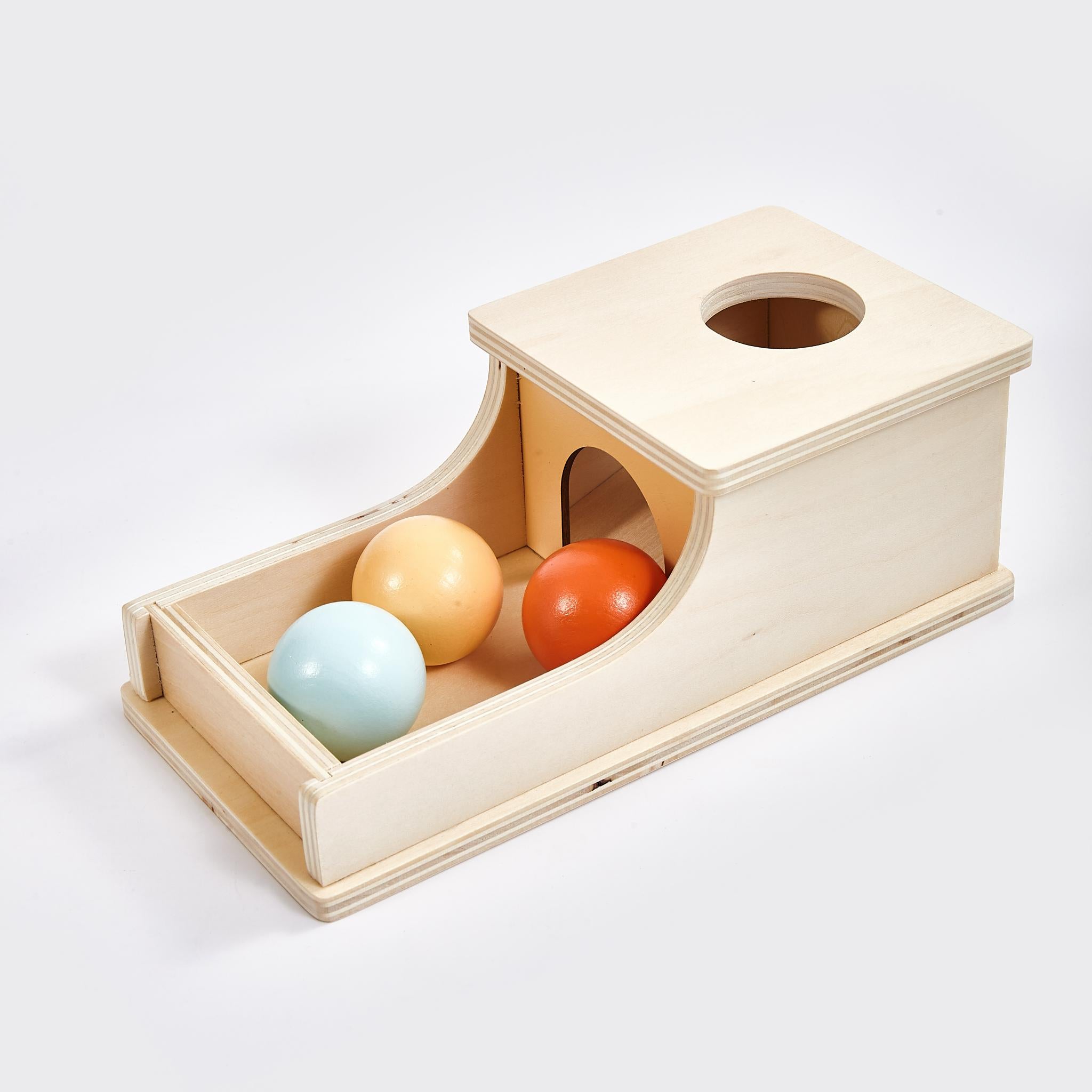 Montessori Objectpermanz Box