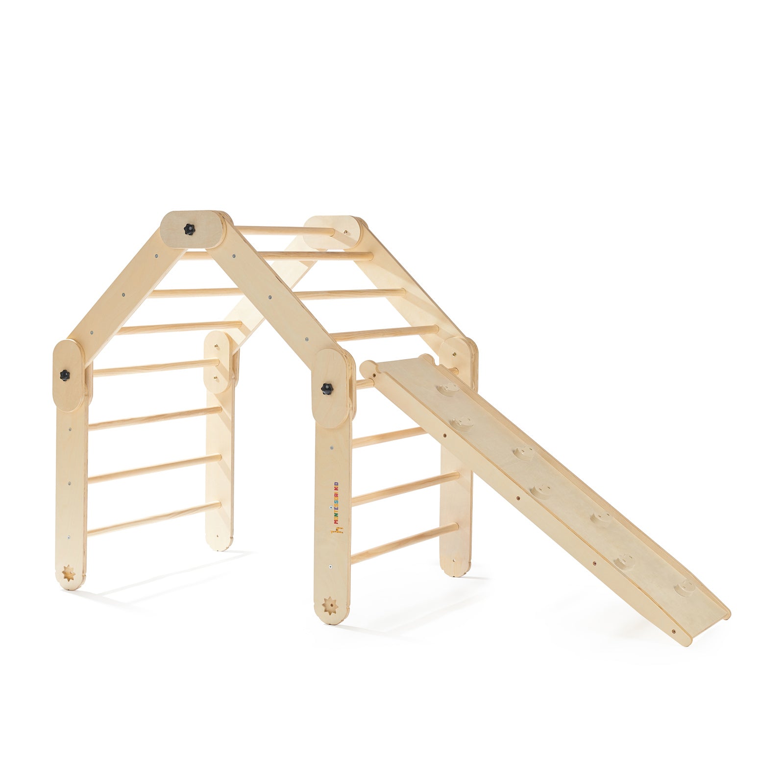 Pikler Dreieck klappbar„Noah“| Transformierbares Kletterdreieck Kinder mit mehr als 10 Anwendungsmöglichkeiten | Indoor Kinder Klettergerüst Montessori Kid®