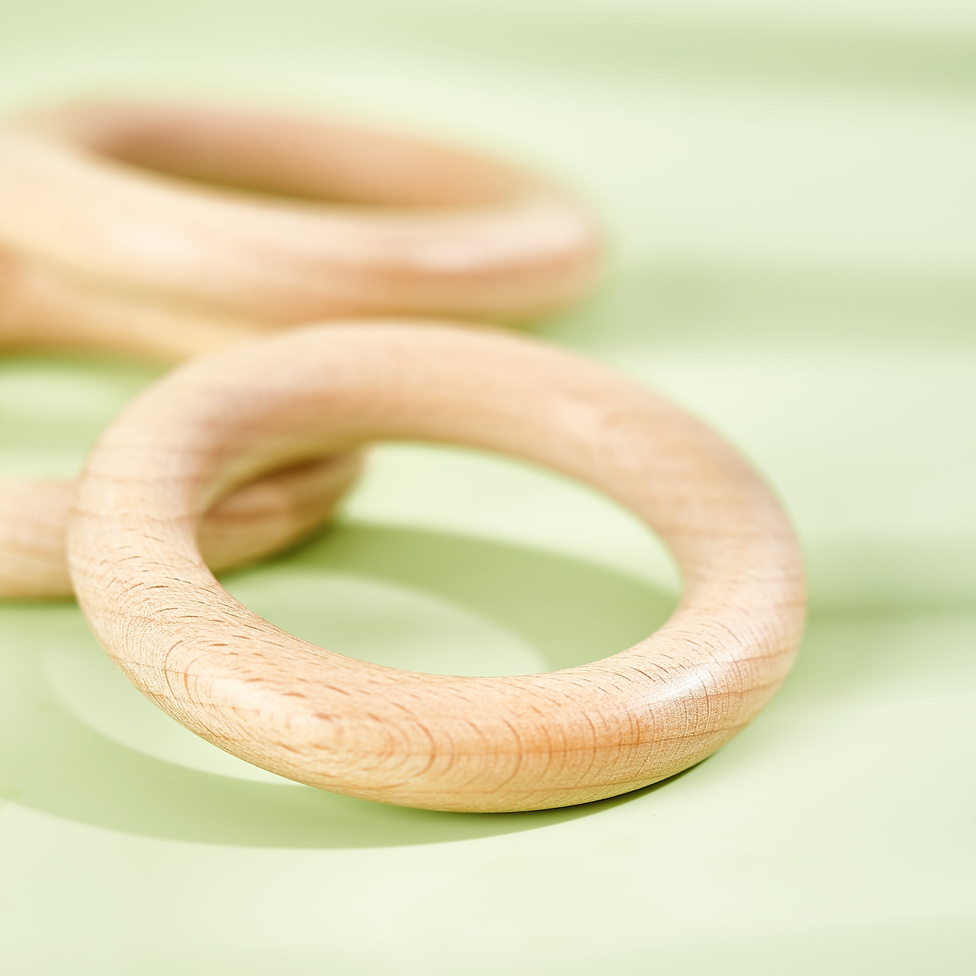 Wooden stacking rings for babies and toddlers