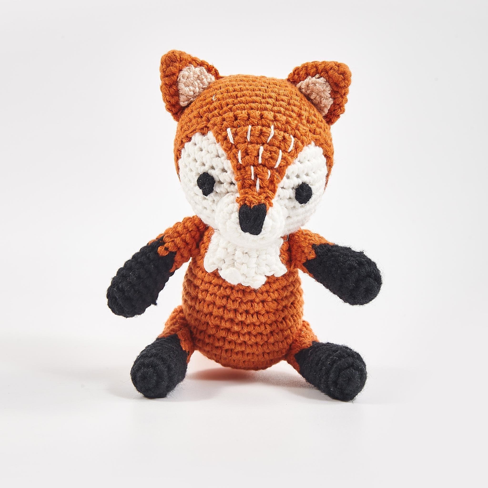 Play doll fox made of organic cotton