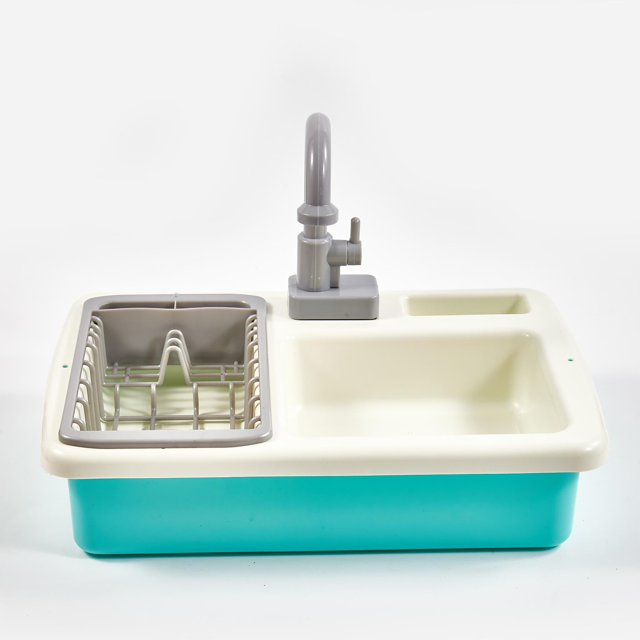 Sustainable kitchen sink including dishes