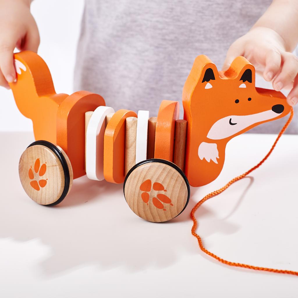 Pull-along fox