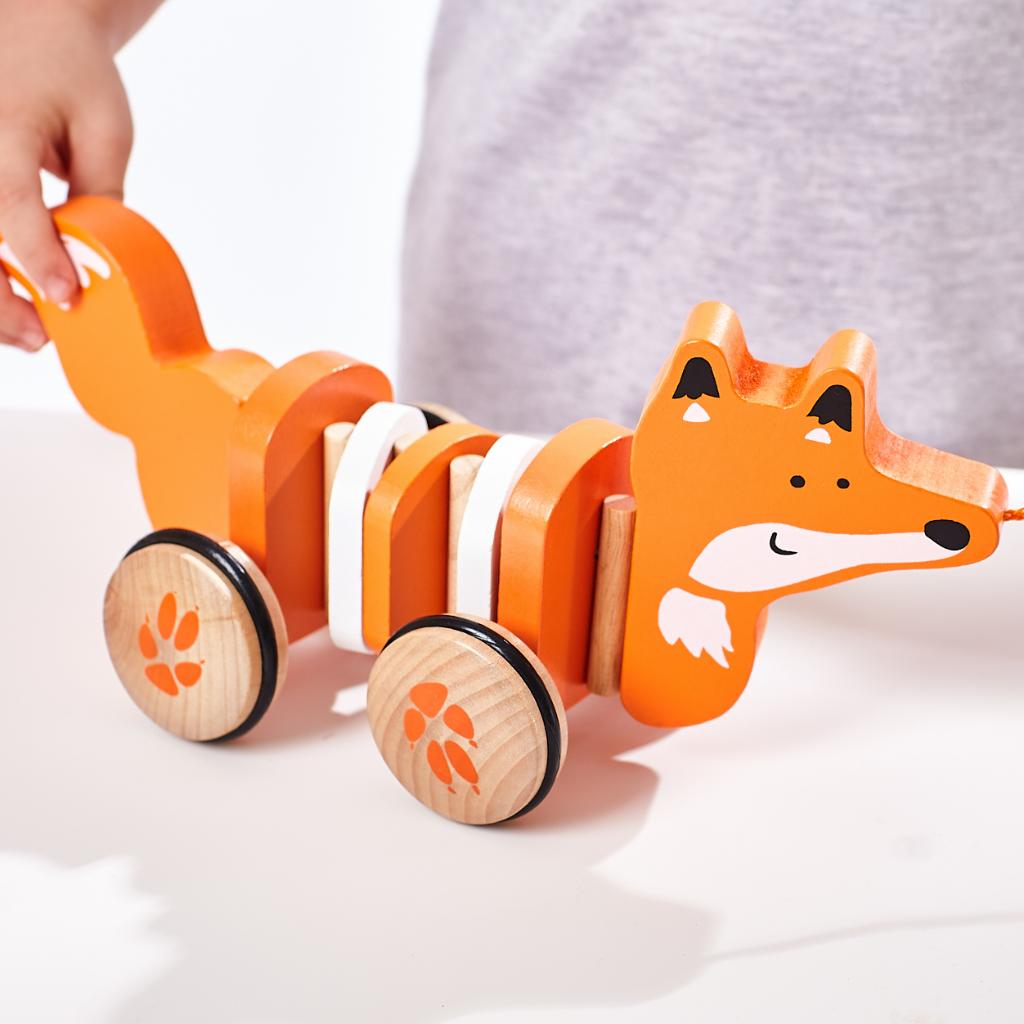 Pull-along fox