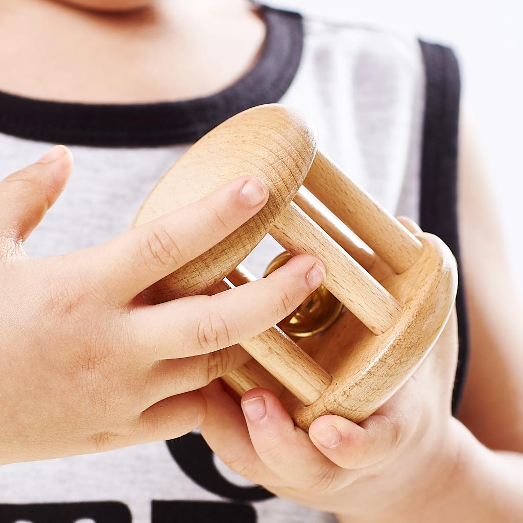 Montessori rattle with bell