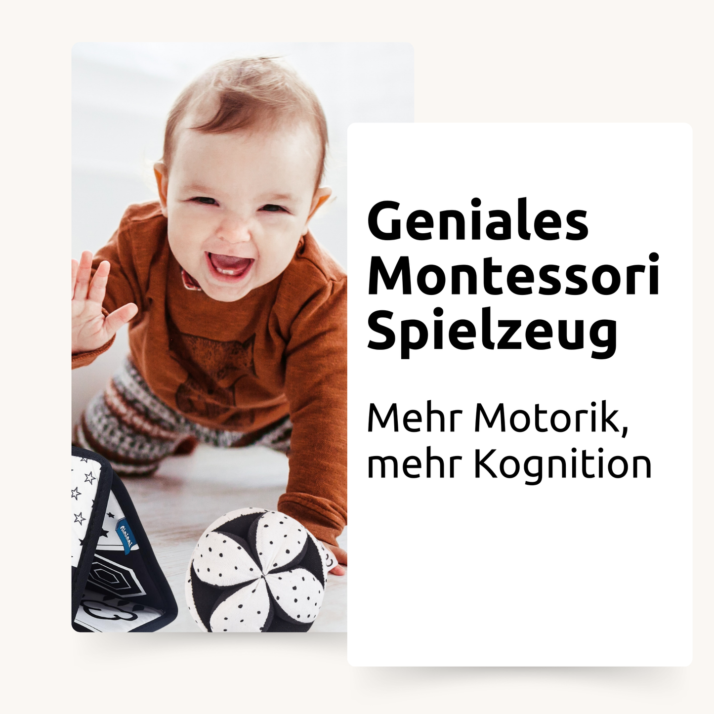 Ab 3 Monate - Montessori Spielset