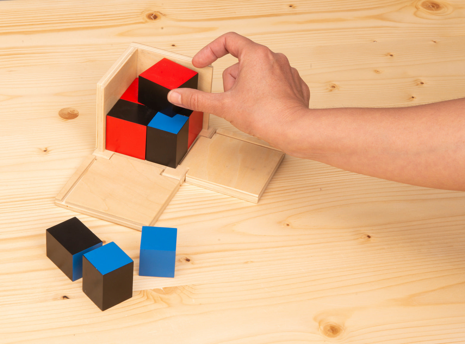 Montessori binomial cube