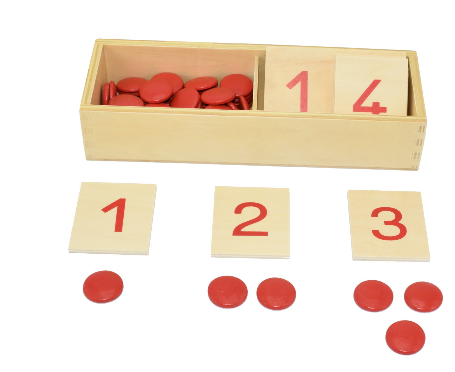 Montessori digits and chips