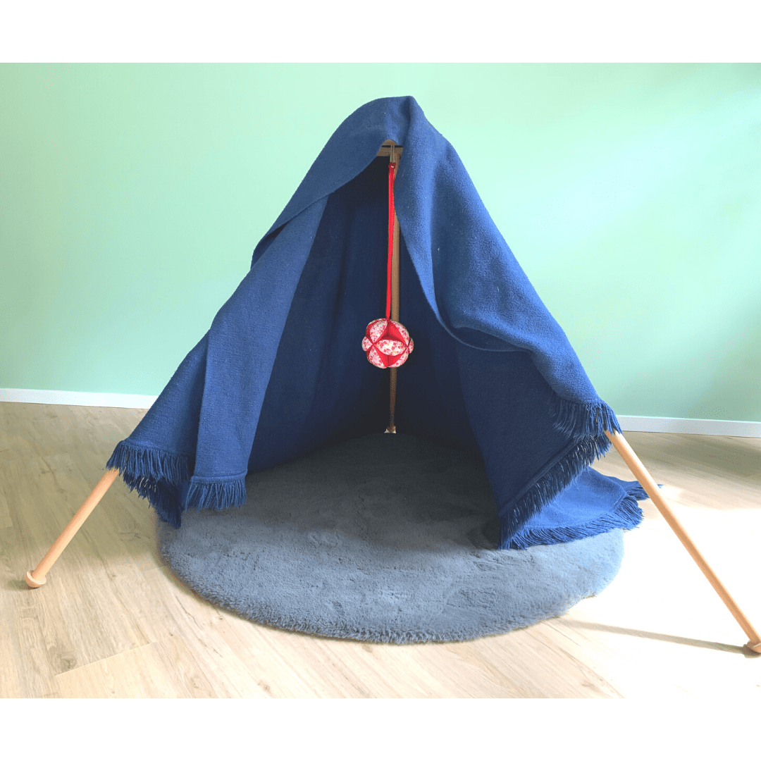 Baby arch for Montessori mobile baby gym made of solid beech wood