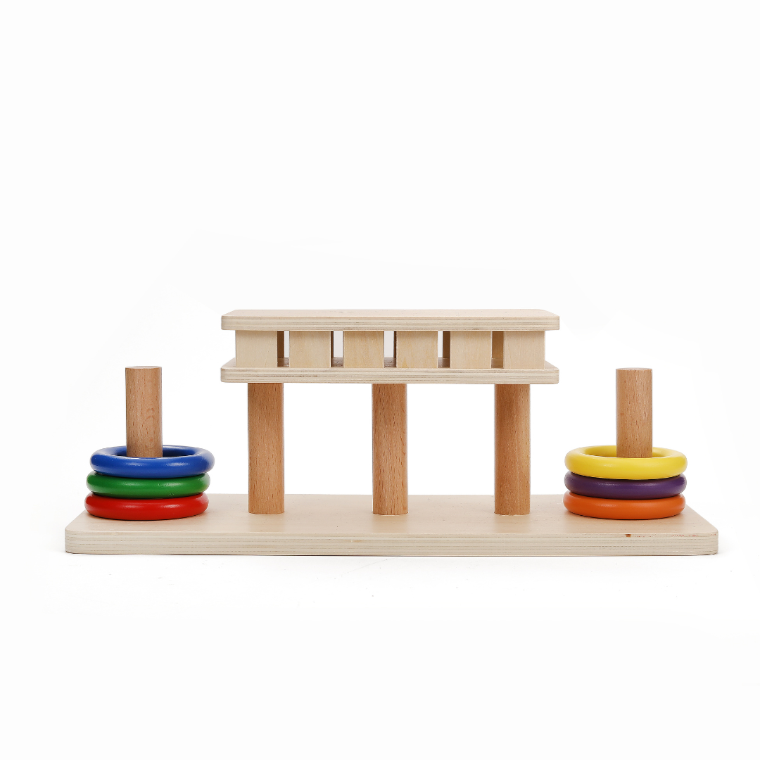 Kleinkind Box mit Schiebescheiben, Ring slide, Montessori Material, Geschenk, Montessori Spielzeug von Montessori Kid